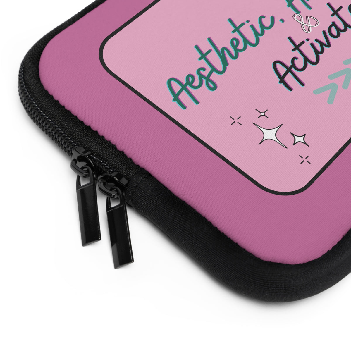 Cute Laptop Sleeve | Aesthetic | Girls In Tech | Stylish Laptop Case, Gift for Students, Pink Sleeve for Laptops, Modern Accessories