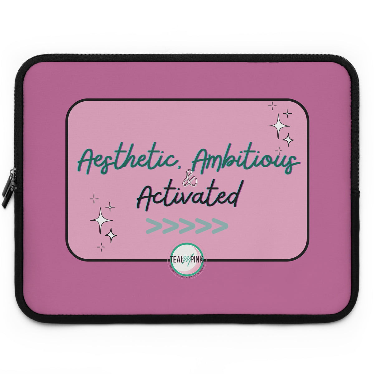 Cute Laptop Sleeve | Aesthetic | Girls In Tech | Stylish Laptop Case, Gift for Students, Pink Sleeve for Laptops, Modern Accessories