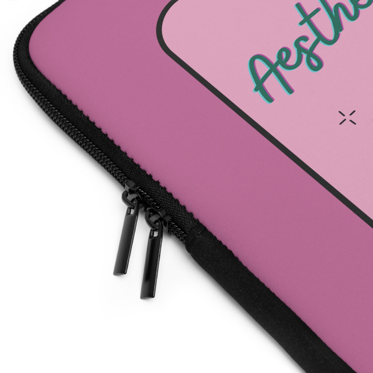Cute Laptop Sleeve | Aesthetic | Girls In Tech | Stylish Laptop Case, Gift for Students, Pink Sleeve for Laptops, Modern Accessories