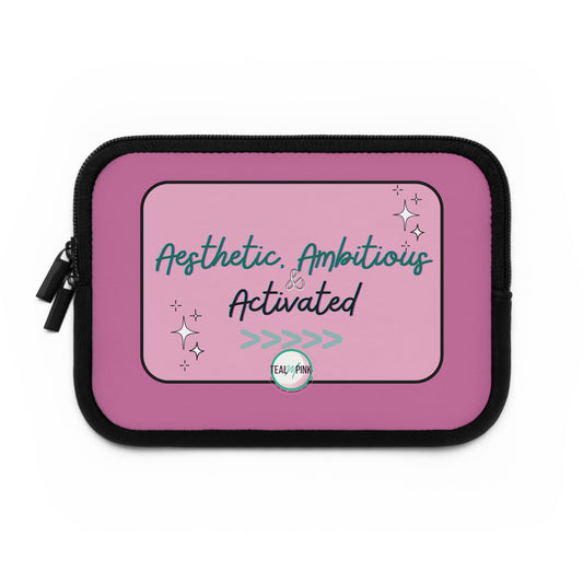 Cute Laptop Sleeve | Aesthetic | Girls In Tech | Stylish Laptop Case, Gift for Students, Pink Sleeve for Laptops, Modern Accessories