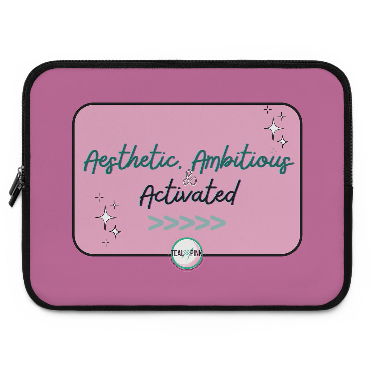 Cute Laptop Sleeve | Aesthetic | Girls In Tech | Stylish Laptop Case, Gift for Students, Pink Sleeve for Laptops, Modern Accessories
