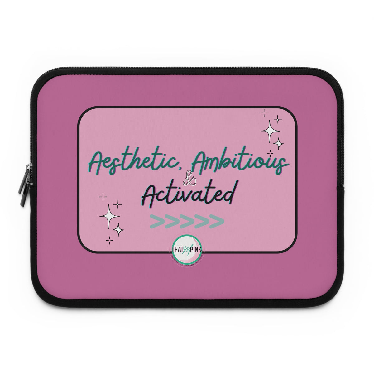 Cute Laptop Sleeve | Aesthetic | Girls In Tech | Stylish Laptop Case, Gift for Students, Pink Sleeve for Laptops, Modern Accessories