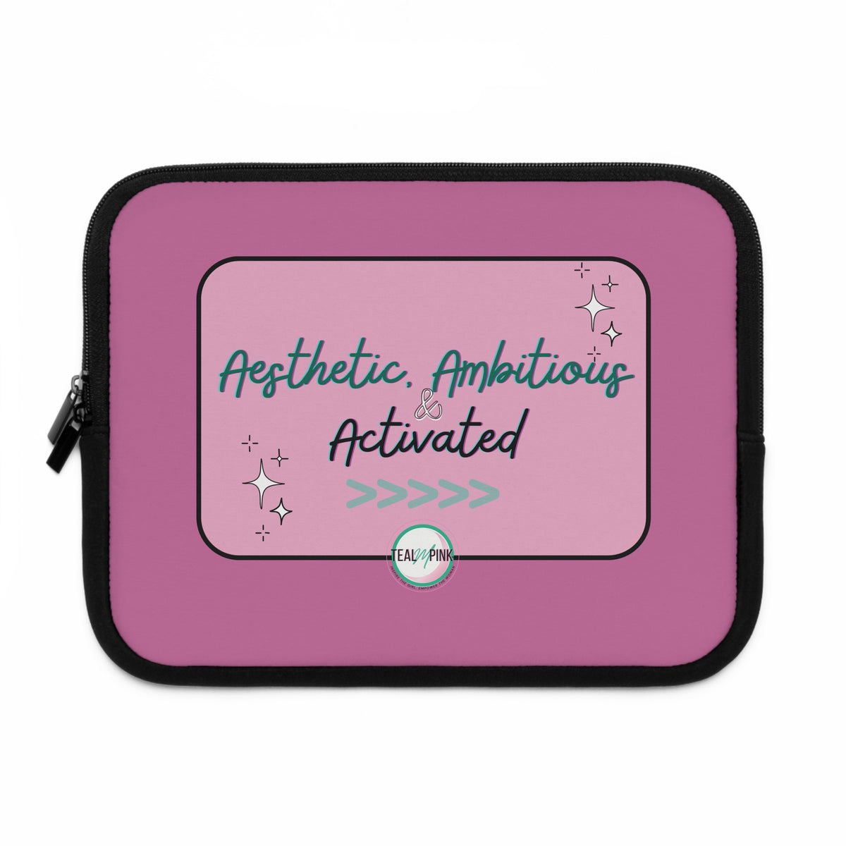 Cute Laptop Sleeve | Aesthetic | Girls In Tech | Stylish Laptop Case, Gift for Students, Pink Sleeve for Laptops, Modern Accessories