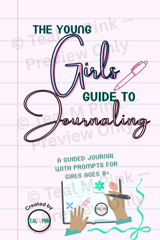 The Young Girls Guide to Journaling — Digital Download | Guided Journal with Prompts for Girls Ages 8+